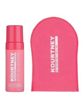 NWT Kourtney Kellar Medium Clear Self-Tan Mousse & Application Mitt